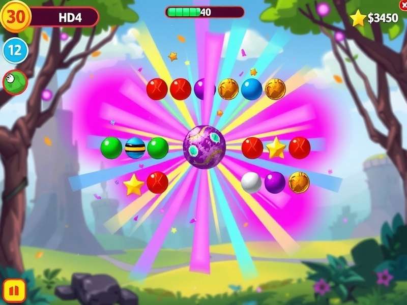 Holi Bliss Blast game screenshot showing colorful gameplay